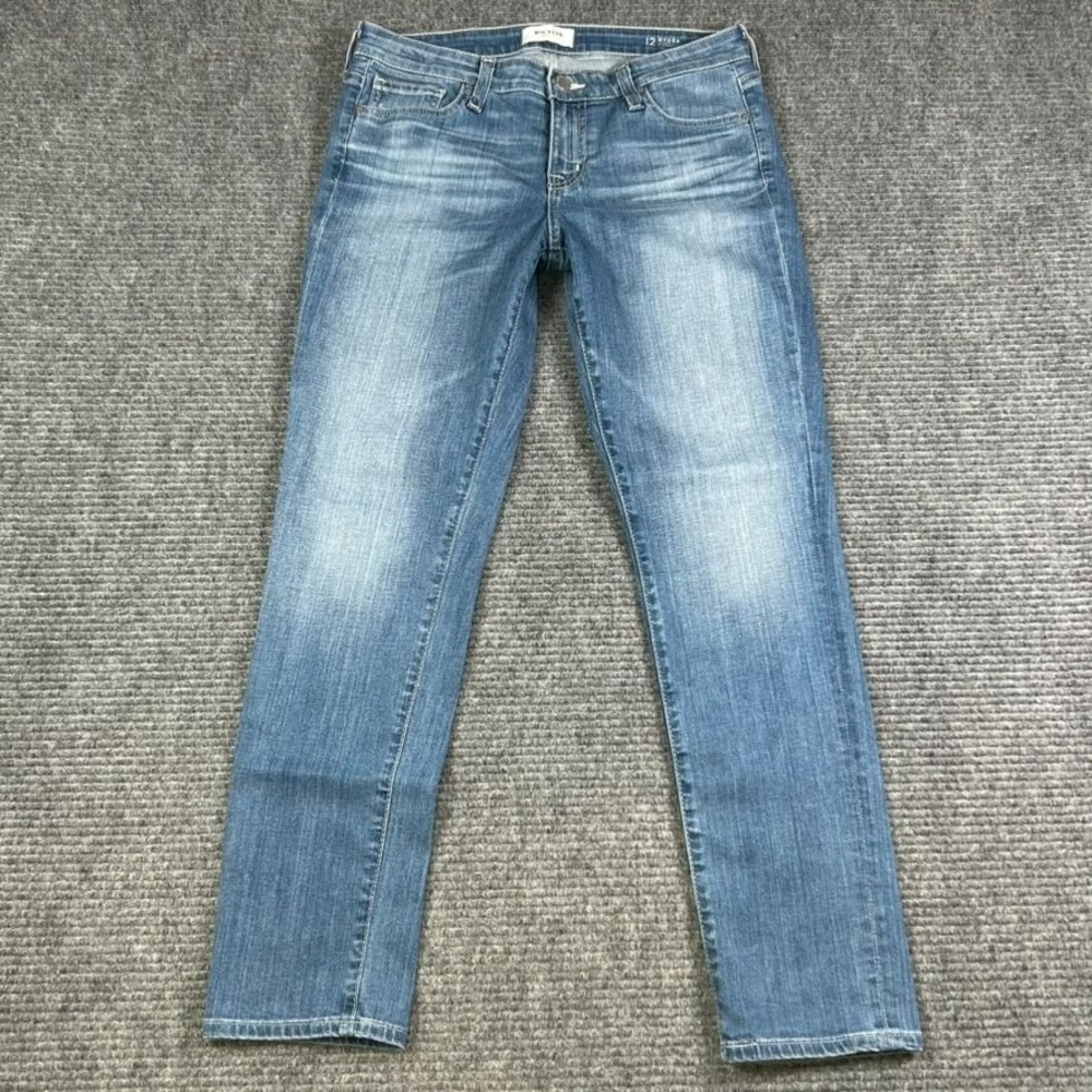 Big Star Hydra Cigarette Fit Jeans Womens 28 Light Wash Distressed Denim Casual - Picture 1 of 13
